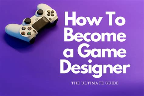 how to become a game designer.